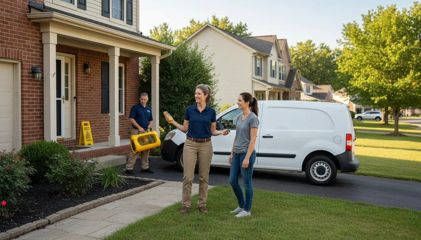 Residential water damage restoration in Mardela Springs, MD